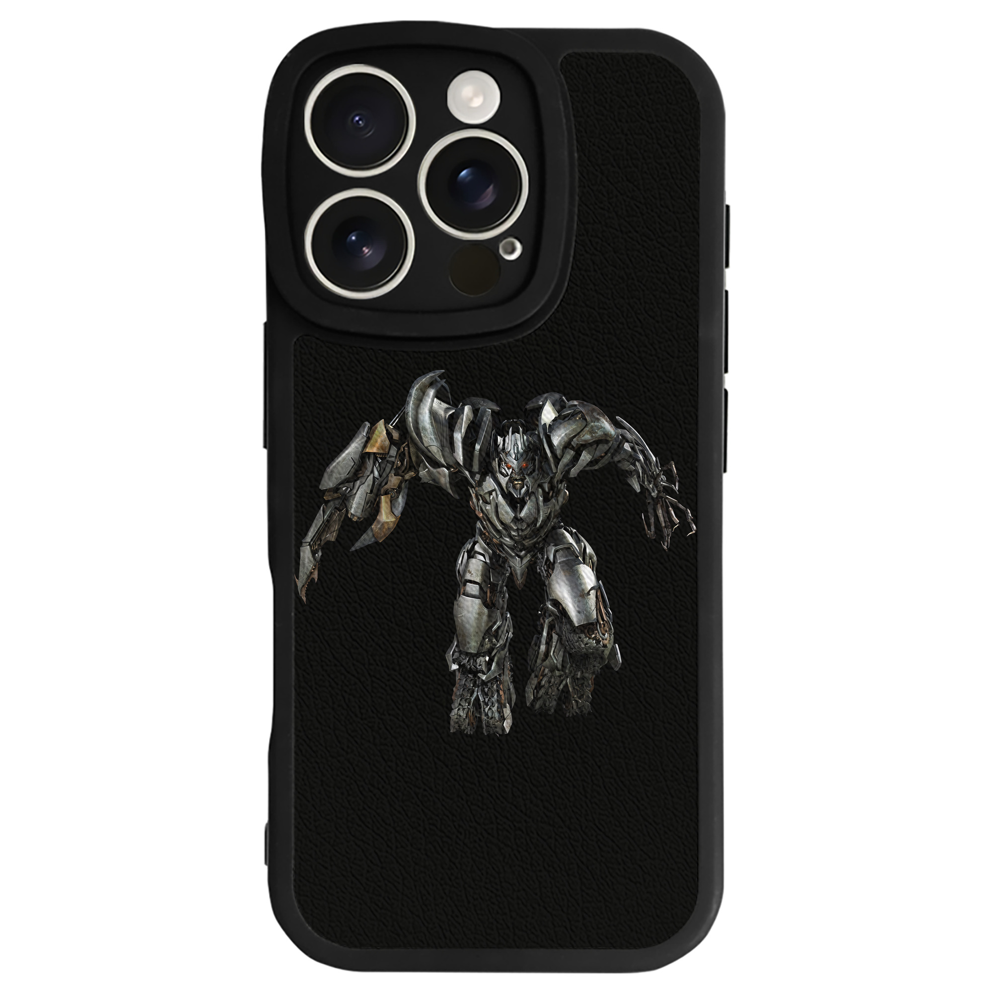 （画像用） Transformers トランスフォーマー 【iPhone 16シリーズ対応】シリコンスマホケース（レザー調） 材質：シリコン